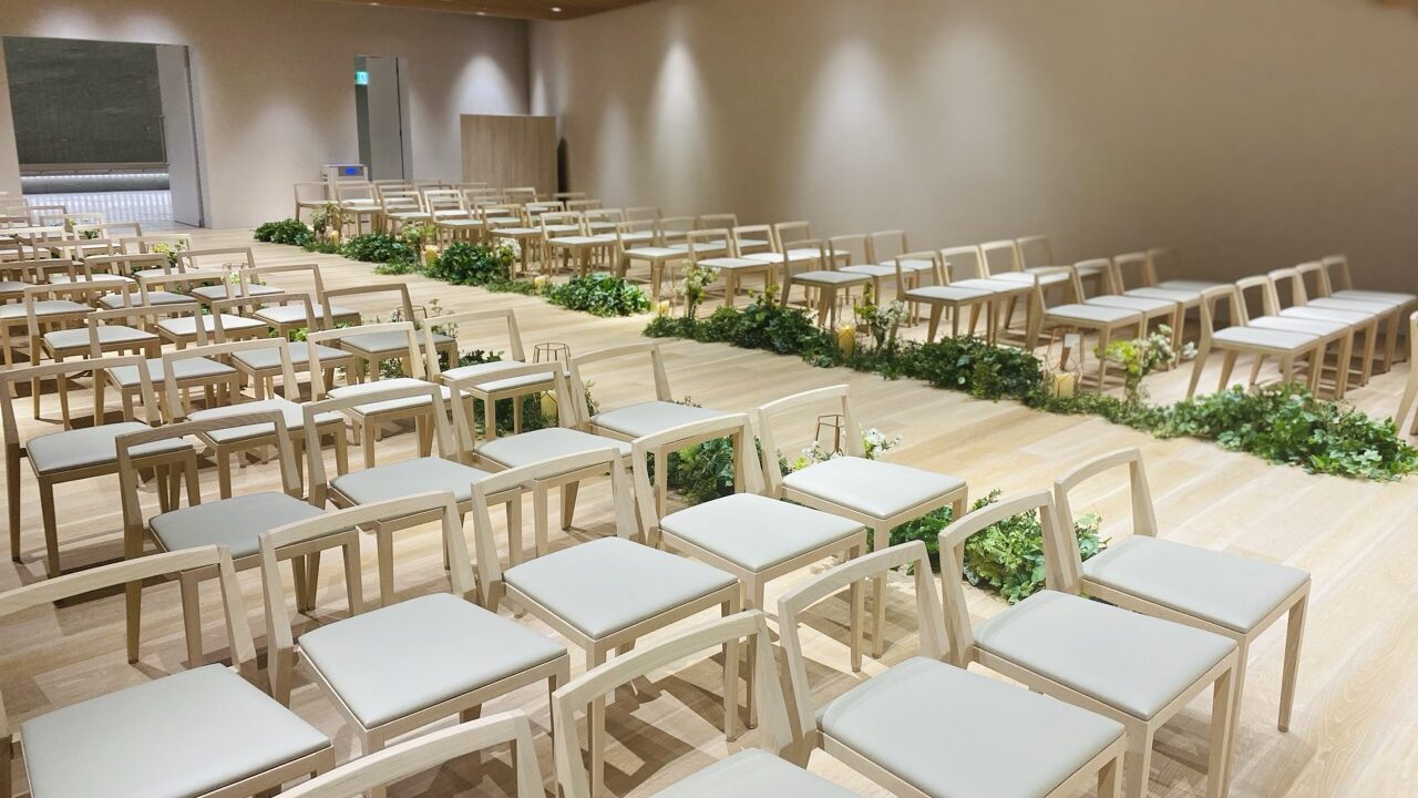 ブライダルフェア見学時の会場写真（チャペル）