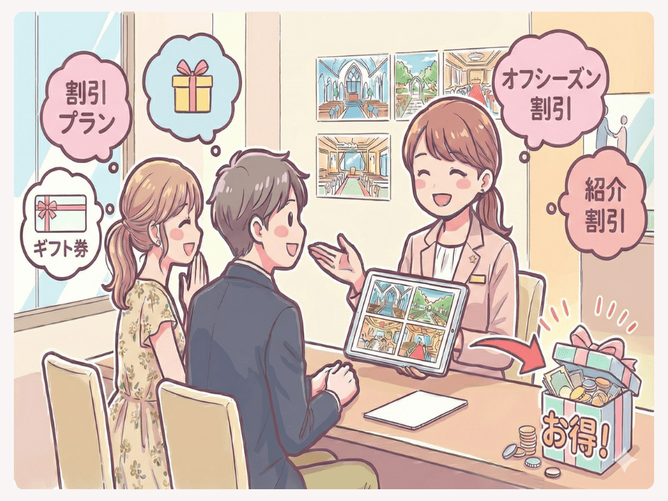 結婚式相談カウンターの相談イメージ画像