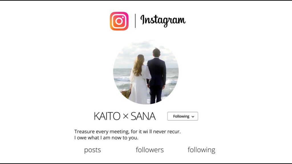 インスタ風ムービーサムネイル