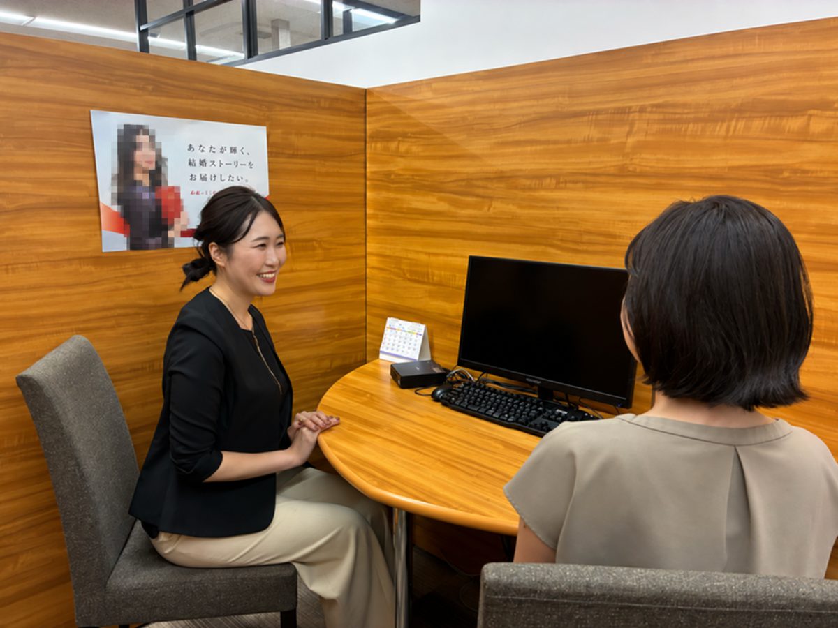 オーネット渋谷店 カウンセリングの様子